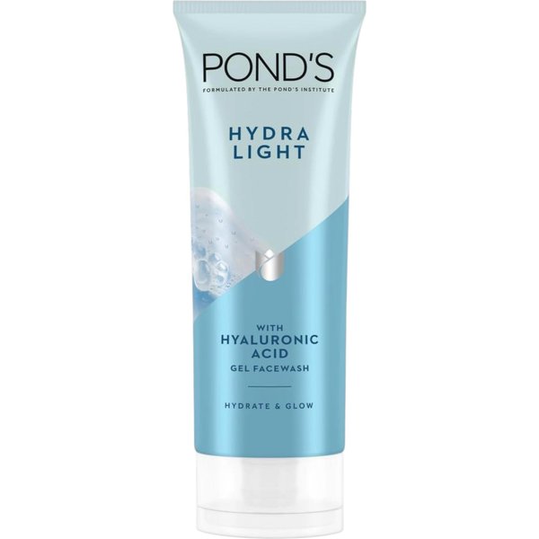 Pond's Hydra Light Gel Limpiador Facial Hidratante Con ÁCido HialuróNico Para Piel Radiante 100G Limpiador Diario Suave Para Todos Los Tipos De Piel-image