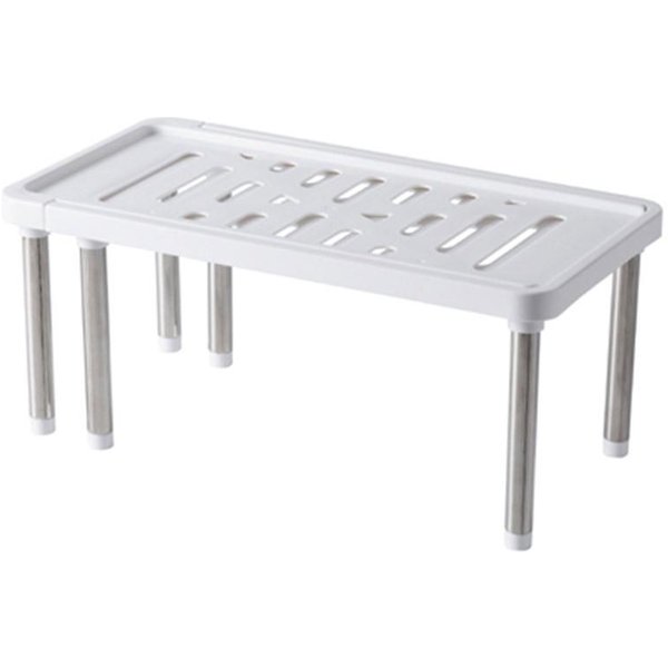 Estante TelescóPico Para Zapatos, Estante Debajo Del Fregadero, Estante Para Platos, Estante Para Condimentos, Estante De Almacenamiento Para Utensilios De Cocina Gris-image