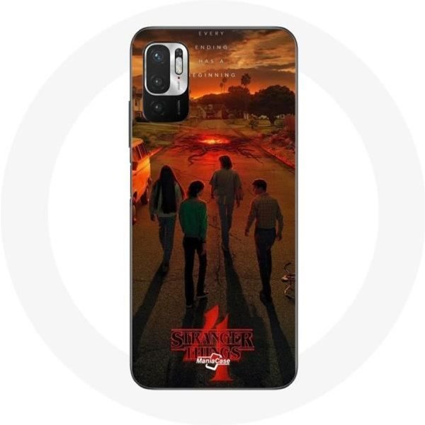 Funda Para Xiaomi Redmi Note 10 5G Stranger Things Temporada 4 PóSter Art Crews Of The New Tea-image