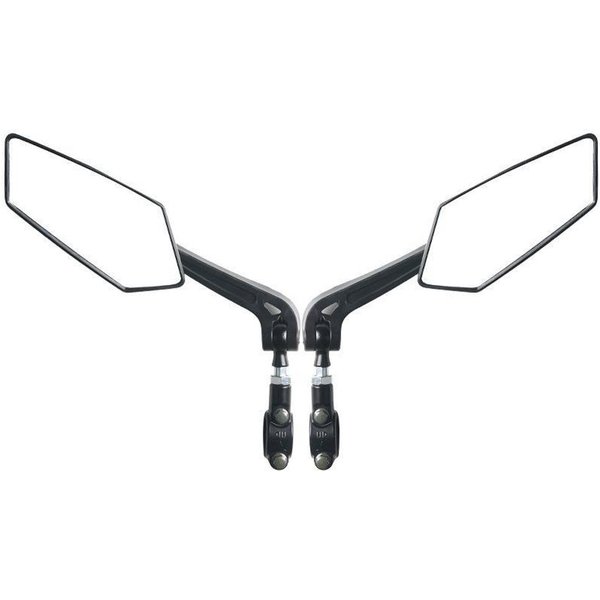 Espejo Retrovisor Para Bicicleta, Espejo Retrovisor Para Manillar De Bicicleta, Espejo De Seguridad Giratorio De 360 Grados, Gran Angular Para Negro-image