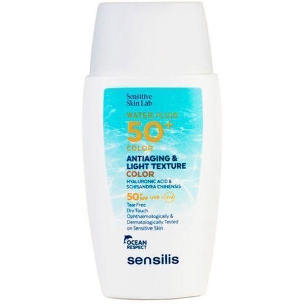 Krem PrzeciwsłOneczny - Sensilis - Water Fluid Color - SPF 50+ - 40Ml - Ultralekki I MatująCy-image