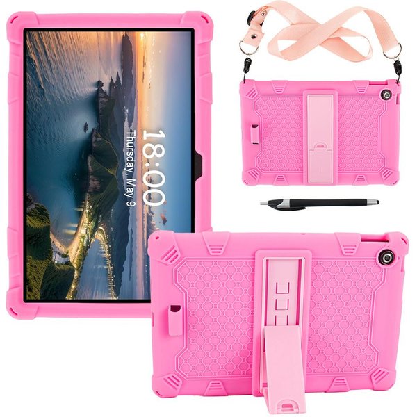 Do Etui Lenovo Tab 10.1 K10 2Nd K10C 10,1 Cala Pogrubione -Odporne Na Upadek Stojak Silikonowe Funda TB311FU/TB311XU Pokrowiec Na Tablet 10,1 Lenovo Tab 10.1 2025-image