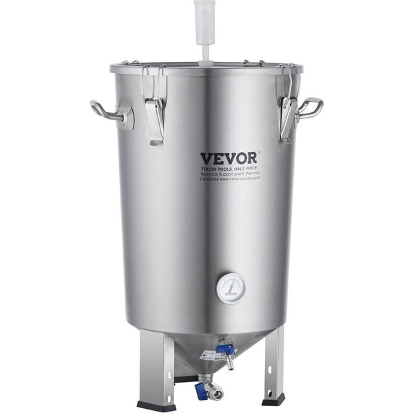 Czajnik Ze Stali Nierdzewnej 304, Fermentor Do Warzenia Piwa 30L, Fermentor Wiadro Do Fermentacji Do Warzenia, Akcesoria Do Domowego Warzenia Z Podstawą, Garnek Do Gotowania Zawiera-image