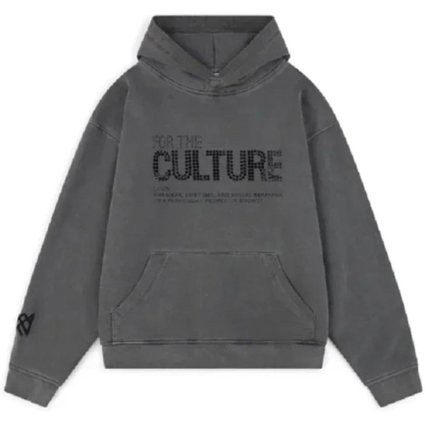 Sudadera Con Capucha Retro Americana High Street Letras Brillantes OtoñO Holgada Casual Ropa Exterior M Gris-image