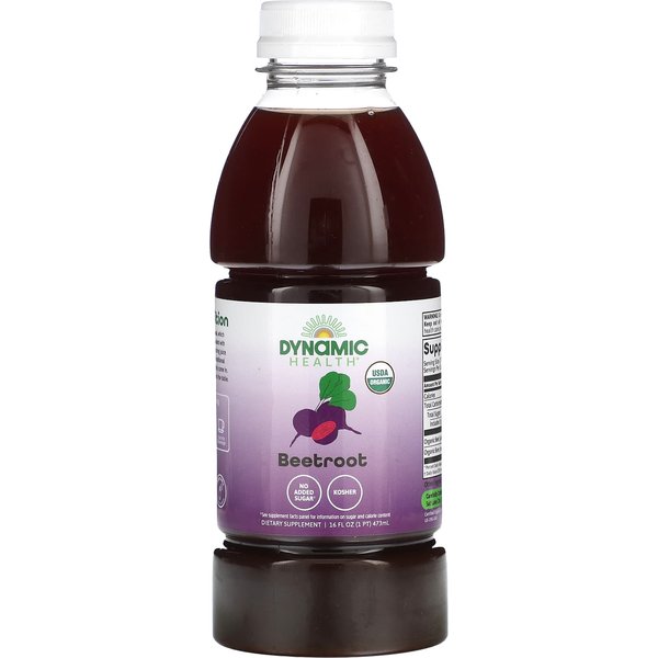 Dynamic Health, Remolacha OrgáNica Certificada, 16 Fl Oz (473Ml)-image