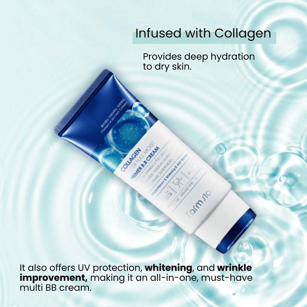 Farm Stay Collagen Water Full Moist Primer BB Cream 50Ml Autoryzowany Sklep White-image