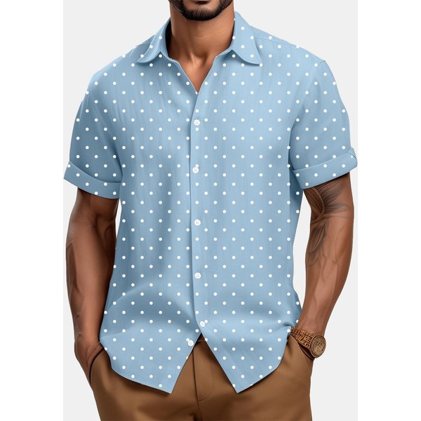Camisa Hawaiana Para Hombres, Camisas De Bolos Vintage Con Botones, Camisa De Playa De Verano De Manga Corta L-image