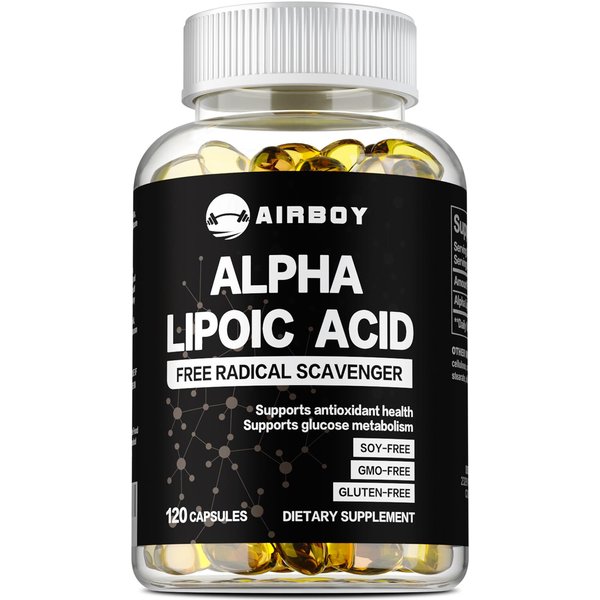 Airboy - ÁCido Alfa Lipoico 600 Mg - Antioxidante - Salud NeurolóGica 120*1-image