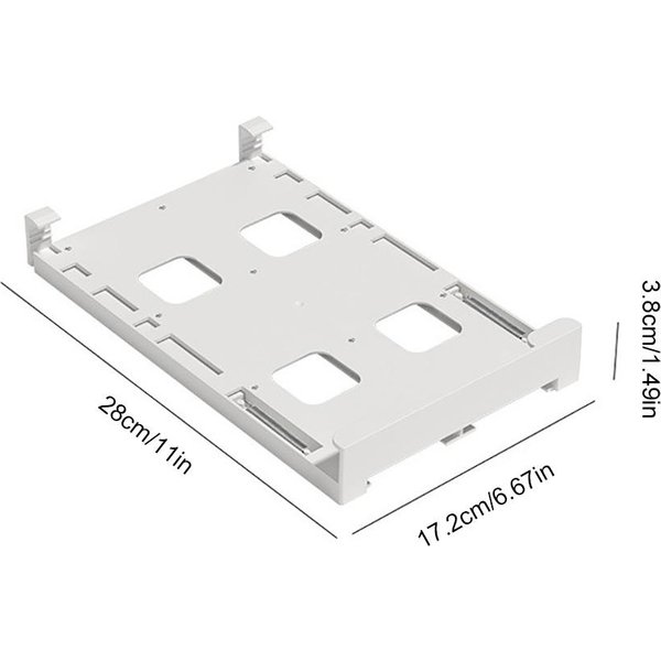 Estante De Almacenamiento Para Refrescos Y Cerveza, Deslizable Para Refrigerador, Para Latas De Refresco, Organizador De Bebidas, Contenedor De Almacenamiento Para Refrigerador Blanco-image