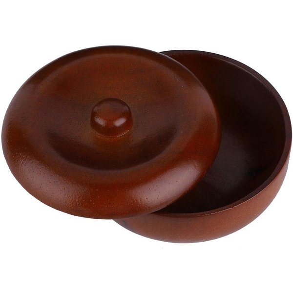 TazóN De Crema De JabóN De Afeitar De Madera De Caucho Para Hombre TazóN De Afeitar Espumoso Con Tapa-image