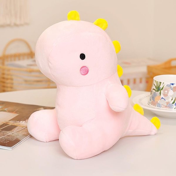 MuñEco De Peluche De Dinosaurio SúPer Lindo De 22 Cm Animal De Peluche De Dibujos Animados Dino Juguete MuñEco Para Abrazar Al Dormir Para Bebé Regalo Para NiñO 22Cm-image