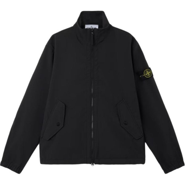 Stone Island Kolekcja Wiosna Lato SS26 Kurtka Z KołNierzem StojąCym, UkośNym Wstawieniem, Torebką, PodwóJnym Zamkiem, Logo Na Lewym Ramieniu L1S154100022S0A22-V0029 S-image
