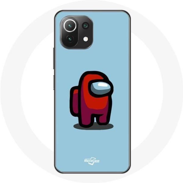 Funda - Xiaomi - Mi 11 Lite - Flexible - Azul - DiseñO Among Us Azul-image