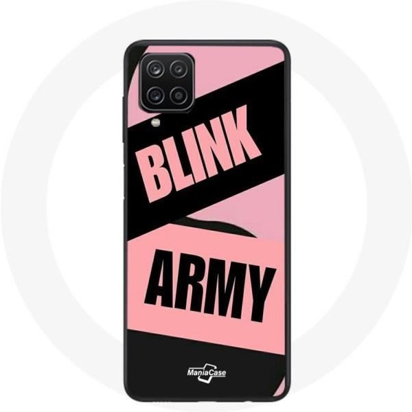 Funda Para Samsung Galaxy A12 BTS Army Et Blackpink Blink Rosa Negro-image