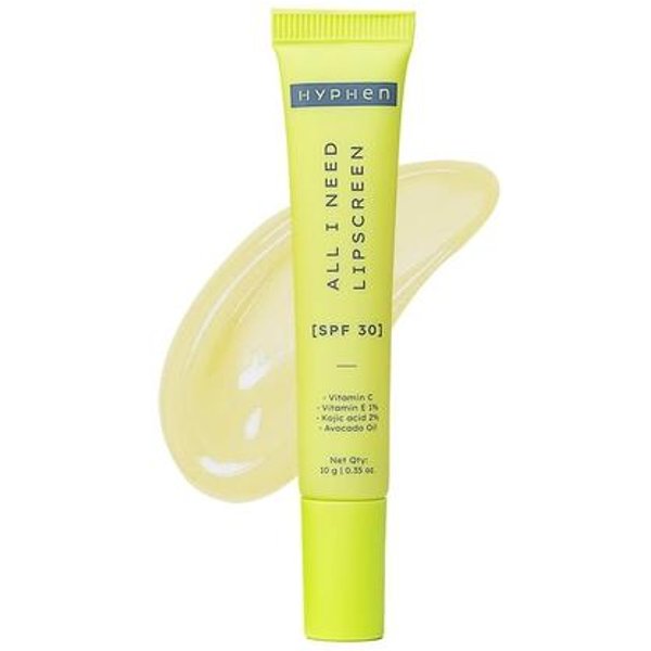 Hyphen All I Need Lipscreen Z SPF 30 I 2% Kwasem Kojowym - NawilżAjąCy, Ochrona Przed SłOńCem|GłAdkie Usta, Usuwanie Opalenizny Dla Kobiet I MężCzyzn|Balsam Do Ust SPF - 10 G-image