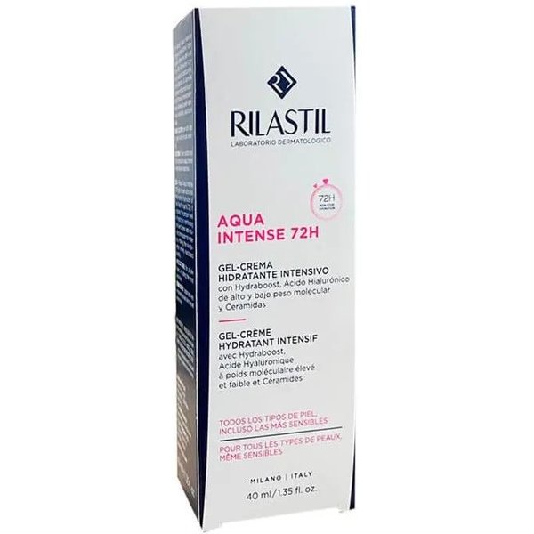 Rilastil Aqua Intense 72H Gel Crema Hidratante Intensiva 40Ml White-image