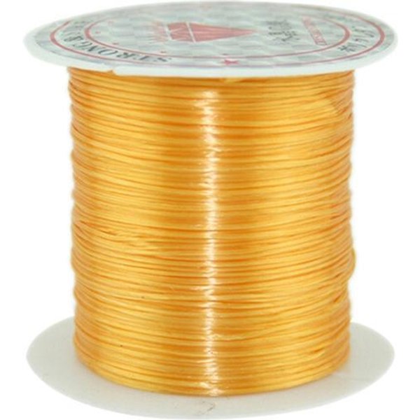 Hilo EláStico Resistente Para Hacer Pulseras Y BisuteríA, Cuerda De 0,5 Mm, 10 M, Accesorios De Goma. Oro-image
