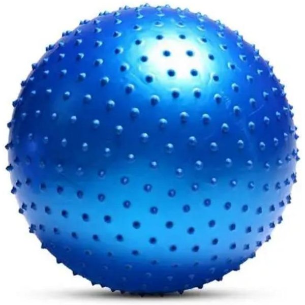 Pelota De Yoga De 55 Cm Ejercicio Entrenamiento Fitness Inflable Equilibrio Corporal Pilates Yoga Pelota De Masaje Pelota Para Tonificar El Cuerpo Alta Calidad PráCtica Uso Diario Azul-image