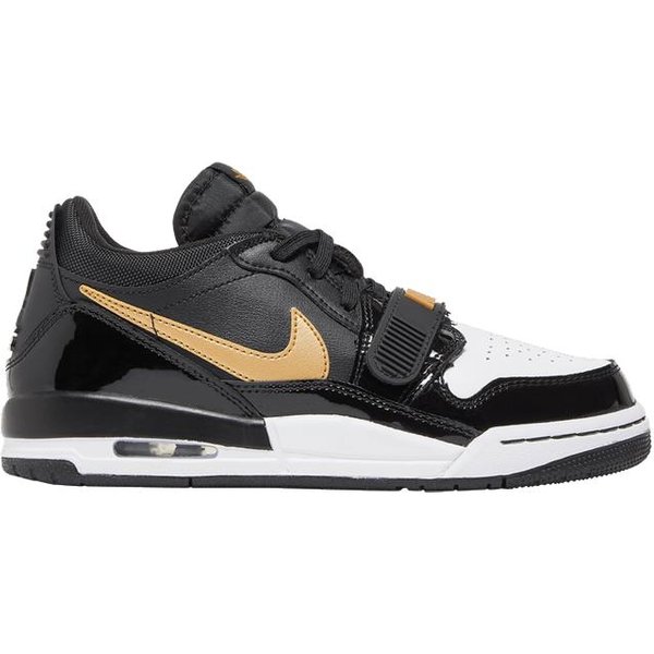 Jordan Legacy 312 Low Negro Dorado MetáLico (Gs) 36.5 Black-image