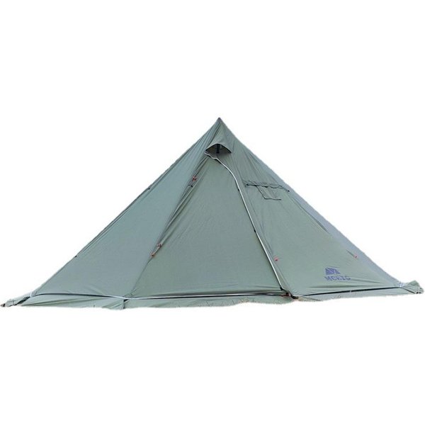 Tienda Tipi Hot Para 5-8 Personas Con Estufa Jack, Tienda Tipi Piramidal Para Acampar, Mochilero, Senderismo Blanco-image