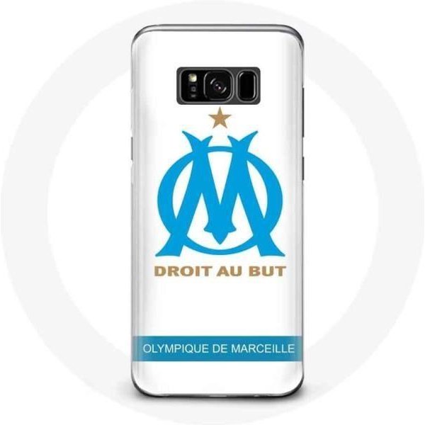 Funda - Olympique De Marsella - Galaxy S8 - Logo - Blanco - RíGida Blanco-image