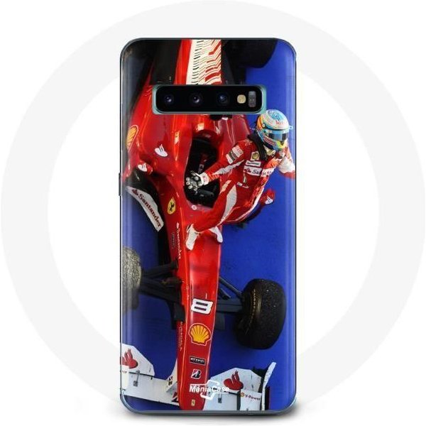 Funda - Maniacase - Samsung Galaxy S10 Plus - FóRmula 1 - Fernando Alonso - Roja Rojo-image