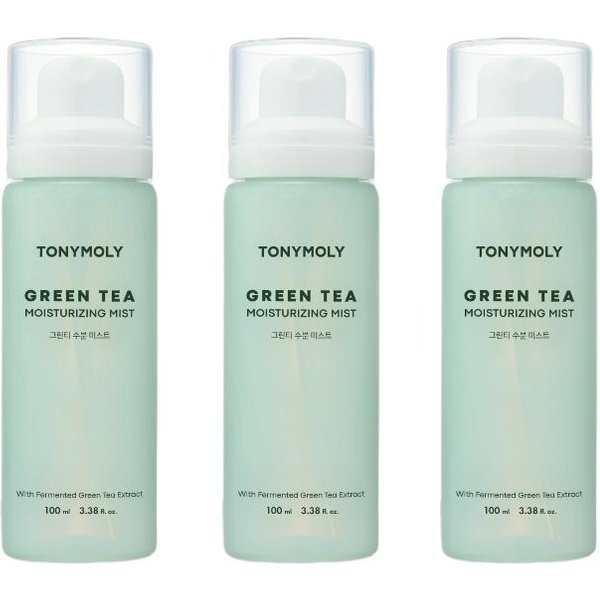 Tonymoly The Chok Chok Green Tea Micro Niebla Aguada Suave 90Ml #100Ml X 3Pcs-image
