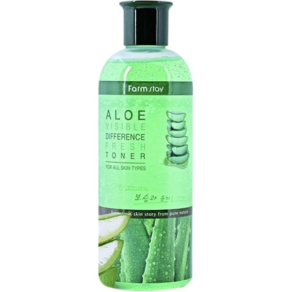 Gospodarstwo Gospodarcze Aloe Visible Difference Moisture Toner 350Ml (3 Opcje) 1Pcs Green-image