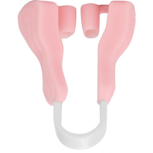 Clip Moldeador De Nariz De Silicona Suave Viaje PortáTil Enderezador Corrector De Puente Nasal Morado Color Rosa-image