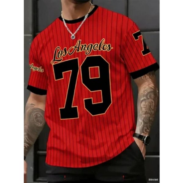 Camiseta De Baloncesto Estilo Americano Los ÁNgeles Para Hombre, Camiseta Deportiva Vintage De Manga Corta Con Cuello Redondo, Top Retro Con GráFico Para Gimnasio Para Hombre XXL Black-image