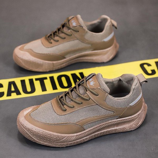 Zapatos De Malla Nuevos Para Hombre Zapatillas Transpirables Primavera Y Verano Zapatos De Moda Con Cordones Zapatos Casuales Para Hombre 44-image