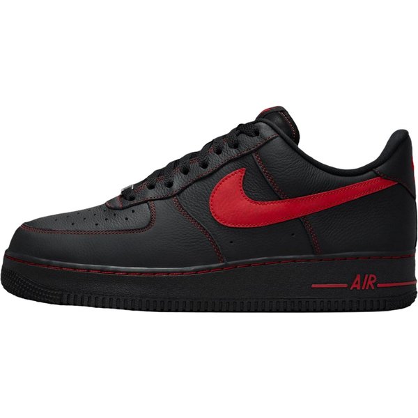 Zapatillas Nike Air Force 1 07 LV8 Bred Para Hombre Negro Rojo Universitario HQ2037-005 41 Black-image
