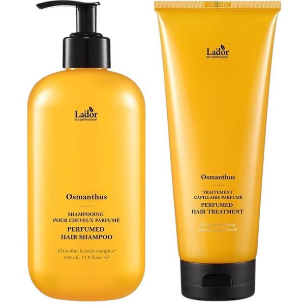 Set De Champú Y Tratamiento Perfumado Lador Osmanthus Cuidado Con ProteíNas Acabado Brillante 530Ml + 380Ml-image