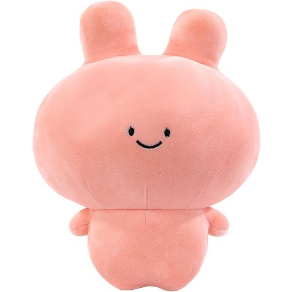 Nowa 70 Cm Kawaii Asamimi Pluszowa Lalka Urocze Zabawki KreskóWkowy RóżOwy KróLik MięKka Poduszka Do Przytulania Dekoracja Domu Prezent Urodzinowy Dla Dziewczynki 30Cm-image