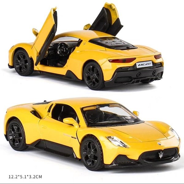 Maserati MC20 Supercar 5-Calowy Metalowy SamochóD Symulacyjny Wykwintny Odlewany I Zabawkowy Pojazd RMZ City 1:36 PrezentóW Ze Stopu Dla Dzieci-image