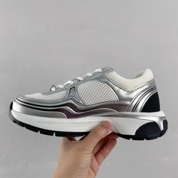2026 NajwyżSzej JakośCi SkóRzane Buty Sportowe OddychająCe Buty Do Biegania Codziennego Obuwie Dla Taty Wygodne Lekkie Trampki 35-42 42 Gray-image