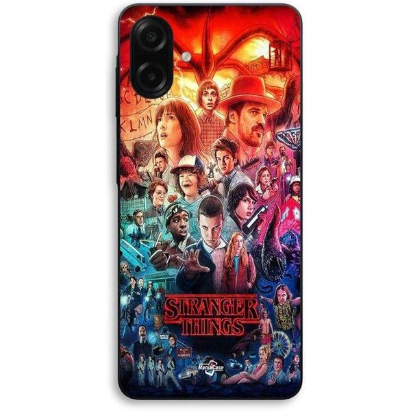 Funda Para Samsung Galaxy A07 Stranger Things Serie Temporada 4 Maniacase Negro-image