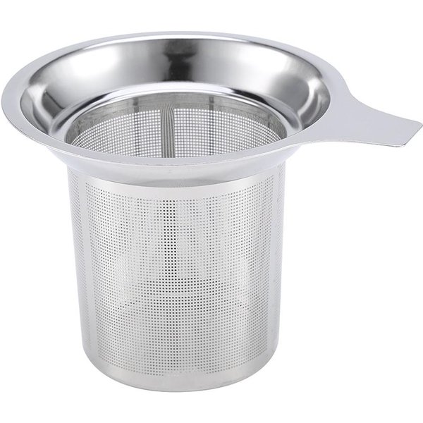 Infusor De Té De Malla De Acero Inoxidable, Reutilizable, Filtro Para Hojas Sueltas Y Especias.-image