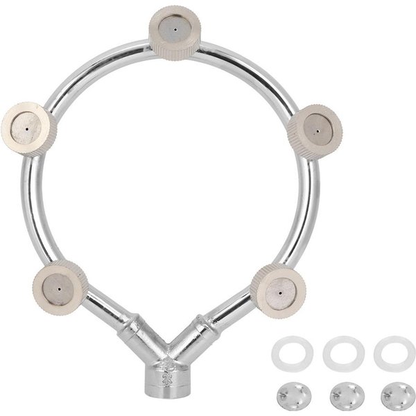 Boquilla De Manguera De Cinco Anillos Herramientas Pulverizadora MóVil De PresióN De Agua Accesorios De JardíN-image