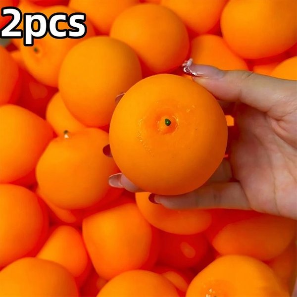 PomarańCzowa Zabawka Fidget Do ŚCiskania Kreatywny MięKki Klocek Budowlany WypełNiony PiłEczka Antystresowa Zabawki Asmr Sensoryczne Antystresowe Zabawki Dla DorosłYch-image