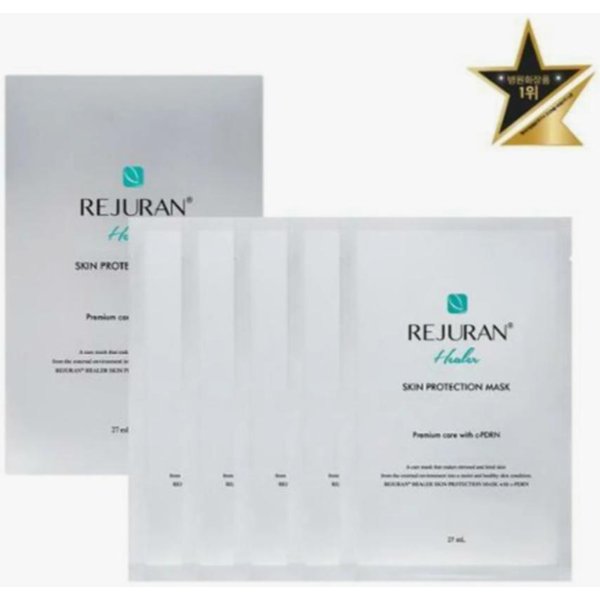 Rejuran Healer Maska W PłAchcie ChroniąCa SkóRę 27Ml*5Szt.-image