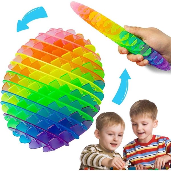 Dzieci DziecięCa Urocza WibrująCa GąSienica Zabawka Sensoryczna – Zabawka Fidget OdstresowująCa Na Stres LęK OdprężEnie Dla DorosłYch, Zabawny Nowatorski Prezent 5PCS-image