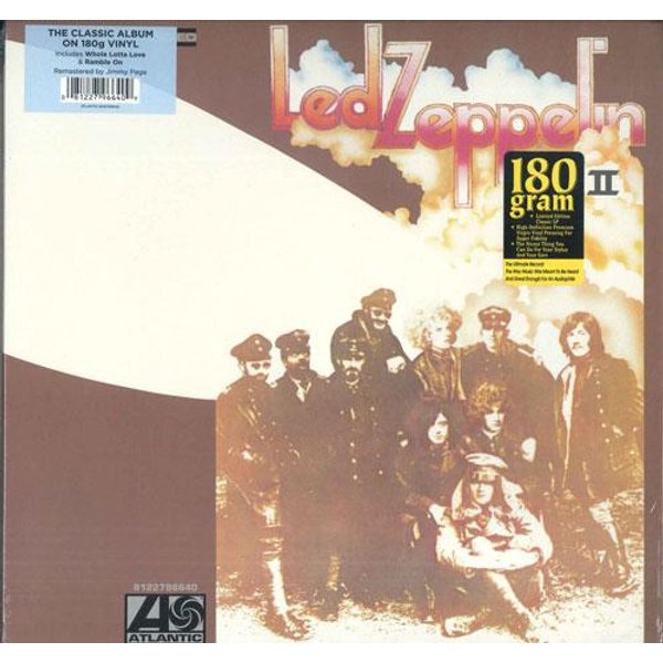 Disco LP LED Zeppelin Led Zeppelin II 180G 8122796640 Atlantic 2020 Europa Rock-image
