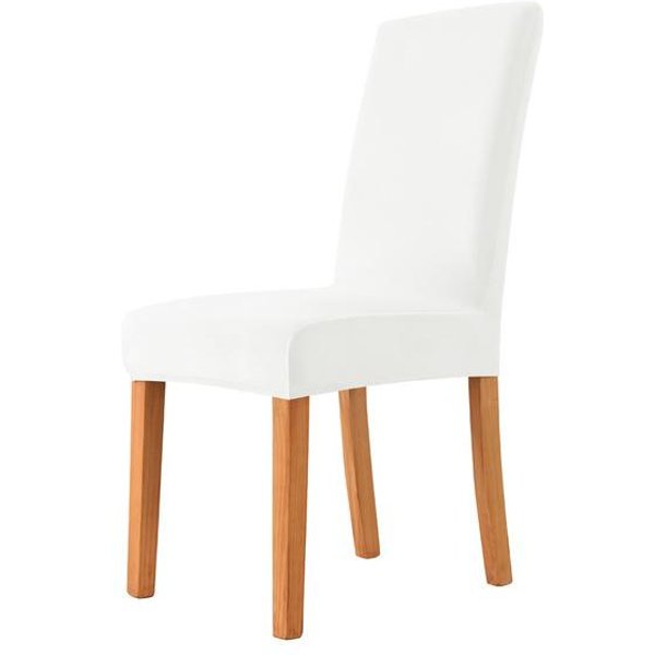 Funda De Silla De Tela De Terciopelo Para Comedor Boda Hotel Banquete Suave Y CóModa Spandex EláStica Fundas Para Silla DecoracióN Del Hogar Asiento 1 Piece-image
