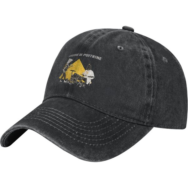 Angina Pectoris Czapka Z Daszkiem Vintage Zniszczona WypłUkana Sherpa Mantra Snapback Czapka Unisex Do Biegania Golf Regulowane Czapki Kapelusz One Size Gray-image
