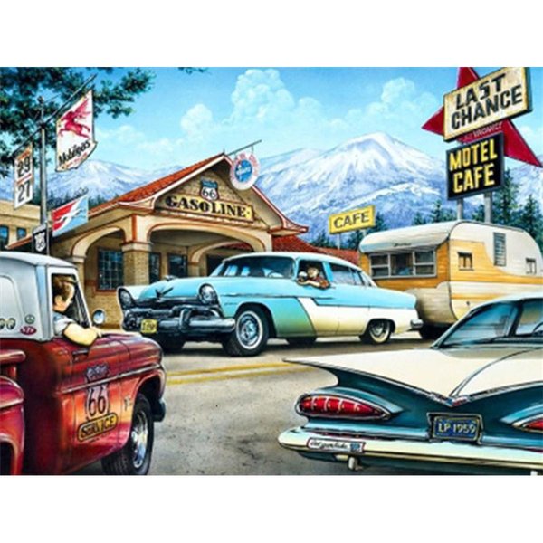 5D Diamante Pintura Coche Taladro Completo Diamante Bordado Paisaje DecoracióN Del Hogar 30X40CM-image