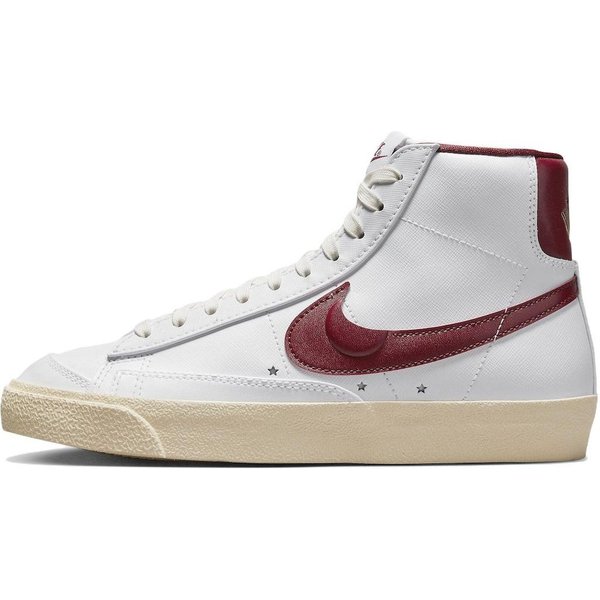 Nike Blazer Mid 77 Sisterhood Damskie Sneakersy BiałY Summit-White Team-Red DV7003-100 35.5 White-image