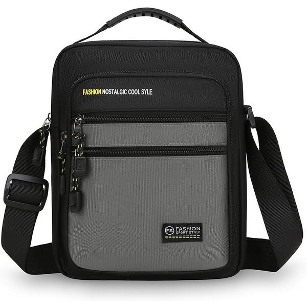 Bolso Bandolera Para Hombre, Bolso De Un Solo Hombro, Bolso De Almacenamiento De Gran Capacidad, Bolsos Bandolera De Negocios Con MúLtiples Bolsillos A La Moda-image