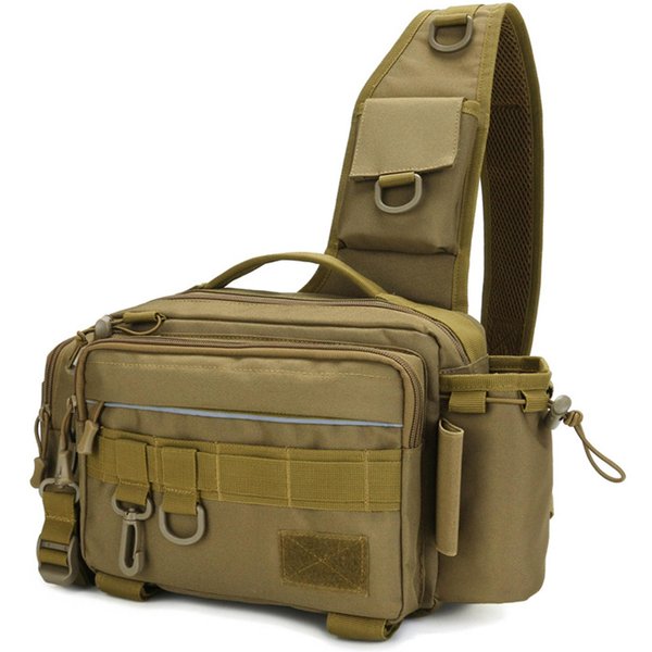 Bolsa Multifuncional Para Aparejos De Pesca, Resistente Al Agua, Para Exteriores, Bolsa Tipo RiñOnera, Bolsa Organizadora Para Guardar Carretes Y SeñUelos-image