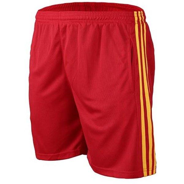 Pantalones Cortos Deportivos Para Hombre, Pantalones Casuales Para Hacer Ejercicio, Correr, Baloncesto, Con Bolsillos, Entrenamiento, Cinco Pantalones, Pantalones De Playa, Pantalones De FúTbol 2XL Rojo-image